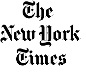 The new york times logo.